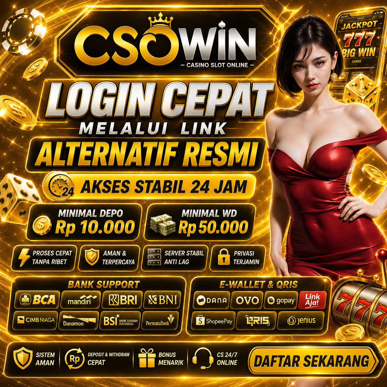 CSOWIN ✈️ Login Cepat Melalui Link Alternatif Resmi | Akses Stabil 24 Jam